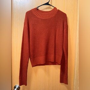 Lulu's Terracotta Knit Women's Sweater